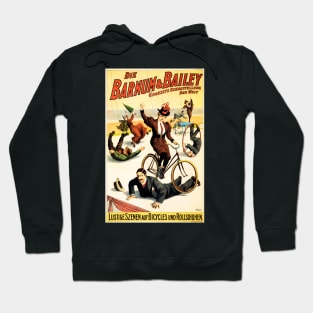 BARNUM & BAILEY AMERICAN CIRCUS Bicycles and Roller Skates 1900s Hoodie